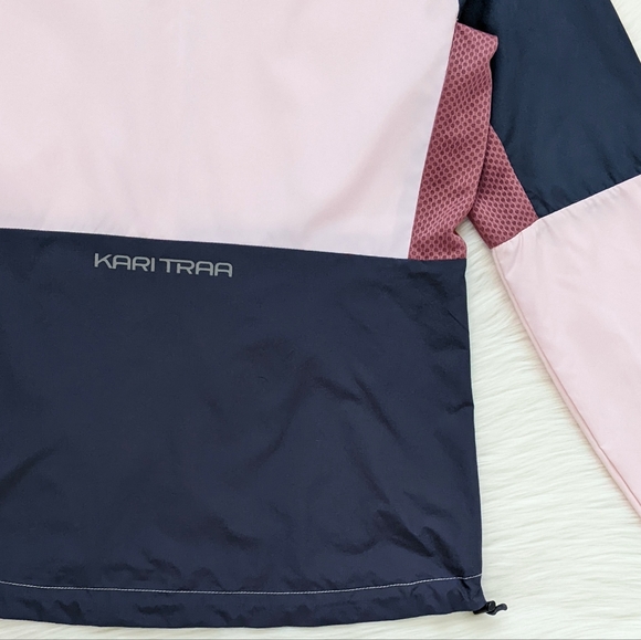 Kari Traa Nora Lightweight Windbreaker Jacket In Pearl Pink | M - Picture 9 of 16
